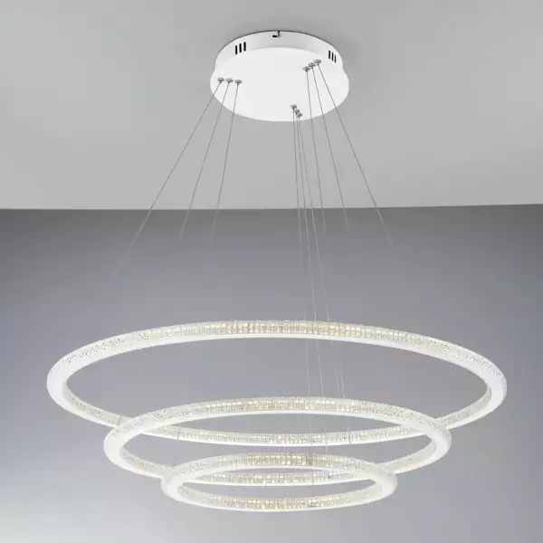 Bryant suspension LED à trois diffuseurs diamant 87W 4000K (lumière naturelle) – Image 2
