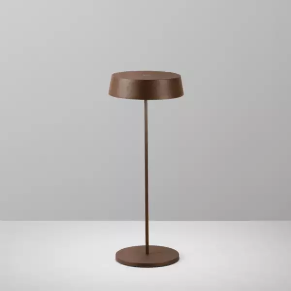 Lampe LED d'extérieur rechargeable cocktail en métal bronze avec variateur tactile – Image 2