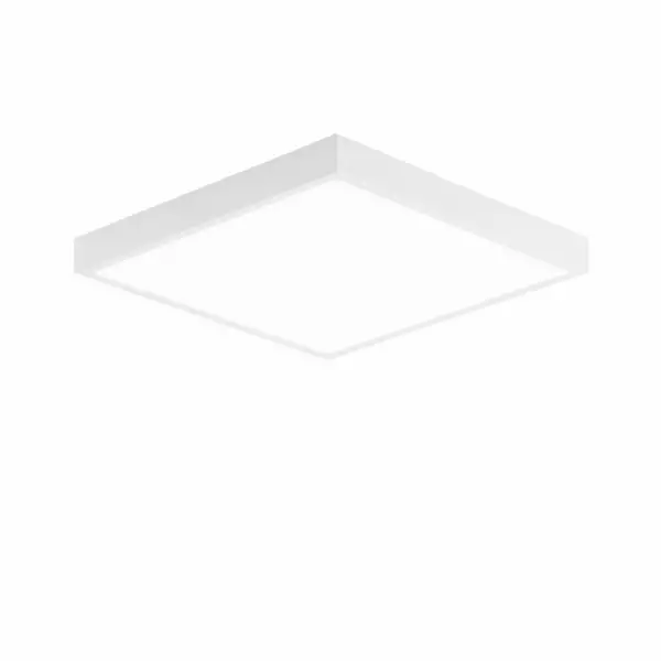 INTEC Plafonnier salle de bain LED rond blanc DOMO 24W lumière naturelle 24 cm (Plafonniers en saillie / Éclairage intérieur LED)