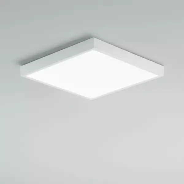 Plafonnier salle de bain LED rond blanc DOMO 24W lumière naturelle 24 cm – Image 2