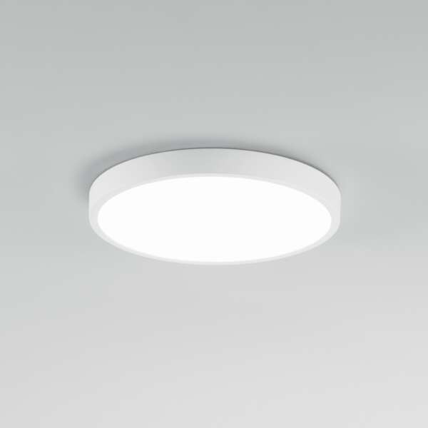 Plafonnier salle de bain LED rond blanc DOMO 24W lumière naturelle 24 cm – Image 2