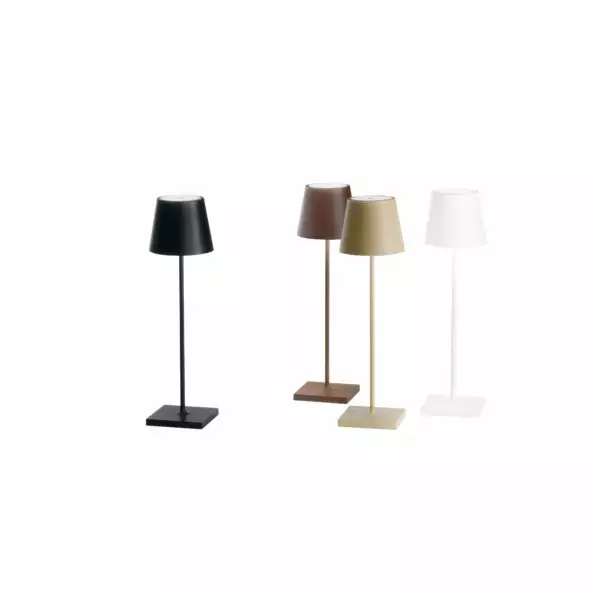 Lampe LED rechargeable DRINK en métal bronze avec variateur de lumière chaude – Image 4