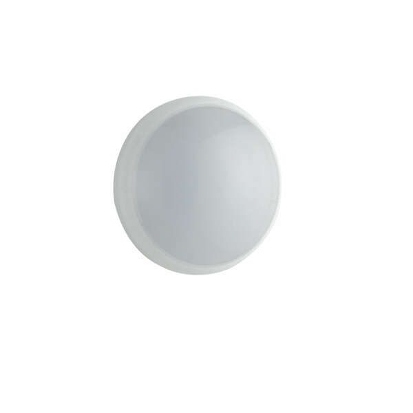 INTEC Plafonnier de secours LED ETERNA blanc 16W 4000K (lumière naturelle) 23,5 cm (Plafonniers étanches / Éclairage extérieur LED)