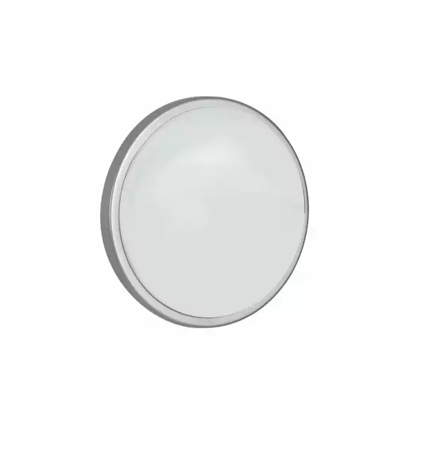 INTEC Plafonnier extérieur LED rond argenté EVER 30W 4000K 30 cm (Plafonniers étanches / Éclairage extérieur LED)
