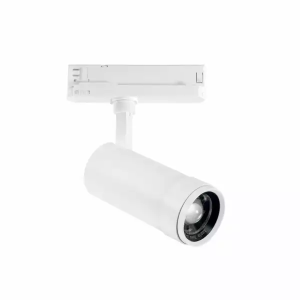 INTEC Explorer luminaire sur rail LED blanc chaud 3000K (Spot LED sur rails / Éclairage intérieur LED)