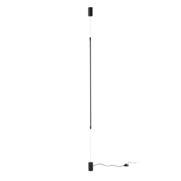 LUCE AMBIENTE E DESIGN Lampadaire suspension LED GRAVITY en métal noir 15W avec fonction CCT 120 cm (Lampadaires / Éclairage décoratif)