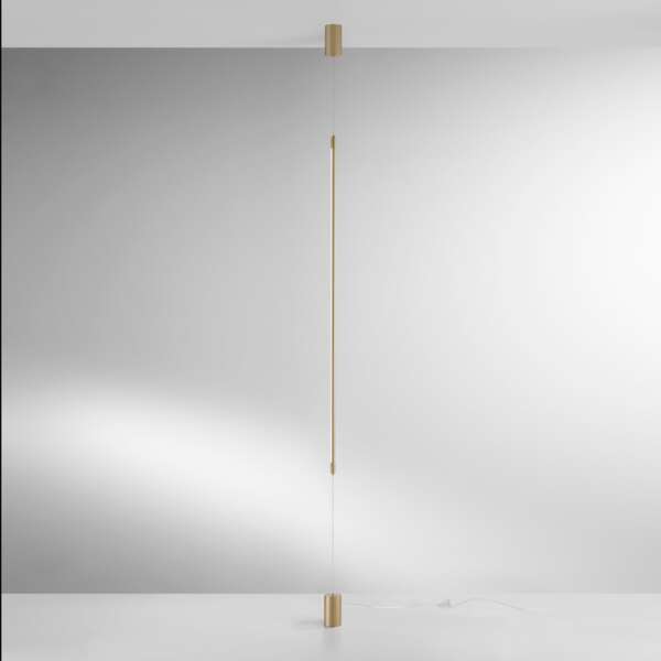 Lampadaire suspension LED GRAVITY en métal doré 15W avec fonction CCT 120 cm – Image 2
