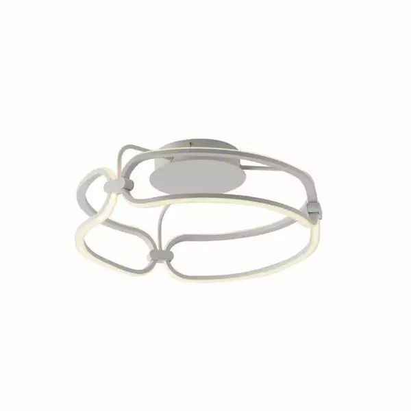 LUCE AMBIENTE E DESIGN Plafonnier LED INFINITY blanc 33W 4000K (lumière naturelle) 45 cm (Plafonnier / Éclairage intérieur LED)