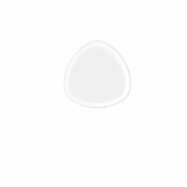 LUCE AMBIENTE E DESIGN Plafonnier LED KLAPTON en aluminium blanc avec fonction CCT 45 cm (Plafonnier / Éclairage intérieur LED)