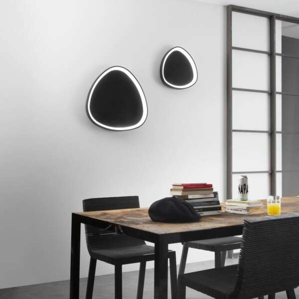 Plafonnier LED KLAPTON en aluminium noir avec fonction CCT 85 cm – Image 2