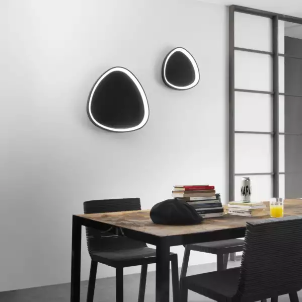 Plafonnier LED KLAPTON en aluminium noir avec fonction CCT 85 cm – Image 2