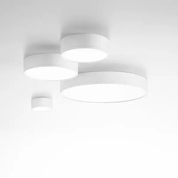 Plafonnier LED rond blanc KLIO 16W 4000K (lumière naturelle) 11 cm – Image 3