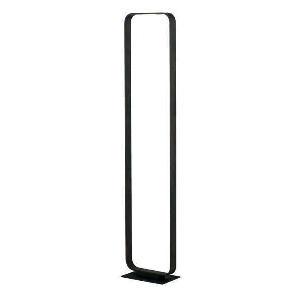 LUCE AMBIENTE E DESIGN Lampadaire moka en aluminium marron avec 2 LEDs 8W 3000K (lumière chaude) (Lampadaires / Éclairage décoratif)