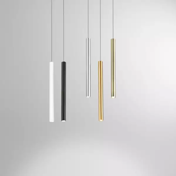 Suspension oboe en aluminium doré 3,5 W 280 lumen 3000K (lumière chaude) – Image 2