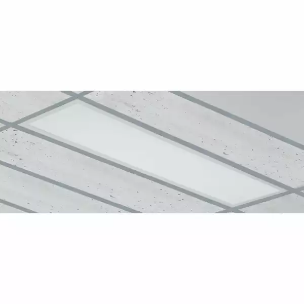 INTEC Panneau LED BK 40W en aluminium blanc 30 x 120 cm (Dalle LED et slim downlight / Éclairage intérieur LED)