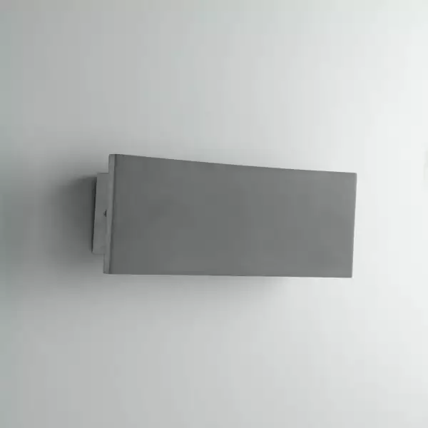 INTEC Applique d'extérieur LED PARKER en béton gris 8,6W lumière naturelle 30 cm (Appliques extérieures / Éclairage extérieur LED)