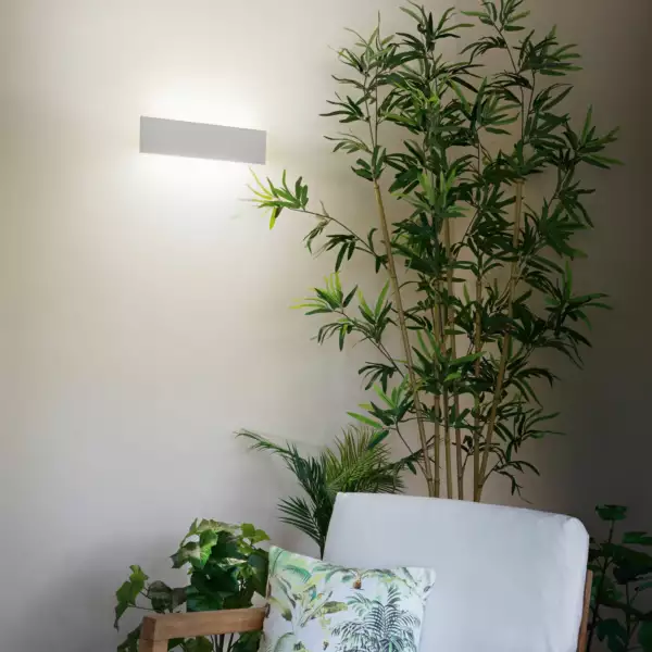 Applique d'extérieur LED PARKER en béton gris 12W lumière naturelle 40 cm – Image 3