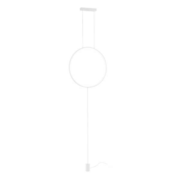LUCE AMBIENTE E DESIGN Lampadaire suspension LED PORTAL en métal blanc 20W avec fonction CCT (Lampadaires / Éclairage décoratif)