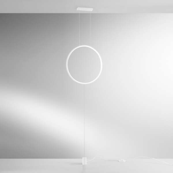 Lampadaire suspension LED PORTAL en métal blanc 20W avec fonction CCT – Image 2