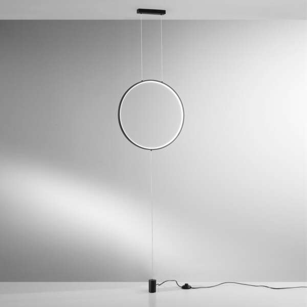 Suspension LED PORTAL en métal noir 20W avec fonction CCT – Image 2