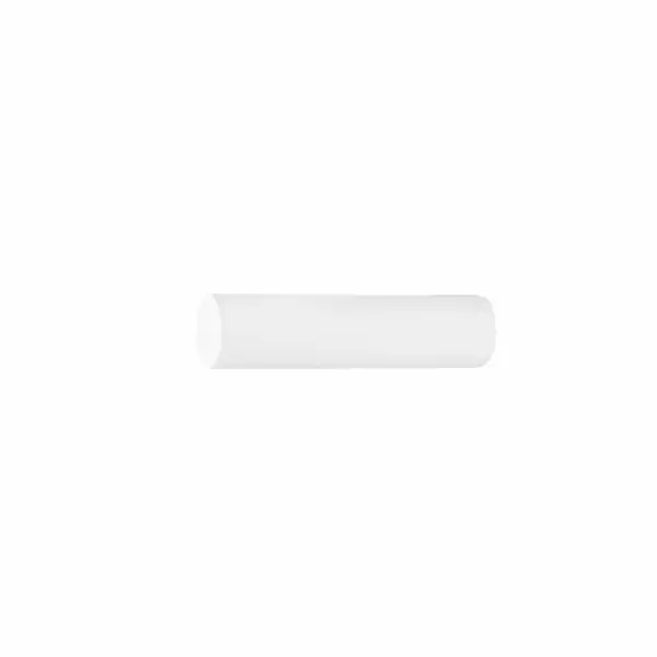 LUCE AMBIENTE E DESIGN Applique LED roller en plâtre blanc à peindre 7W avec lumière chaude et naturelle (Applique murale / Éclairage intérieur LED)