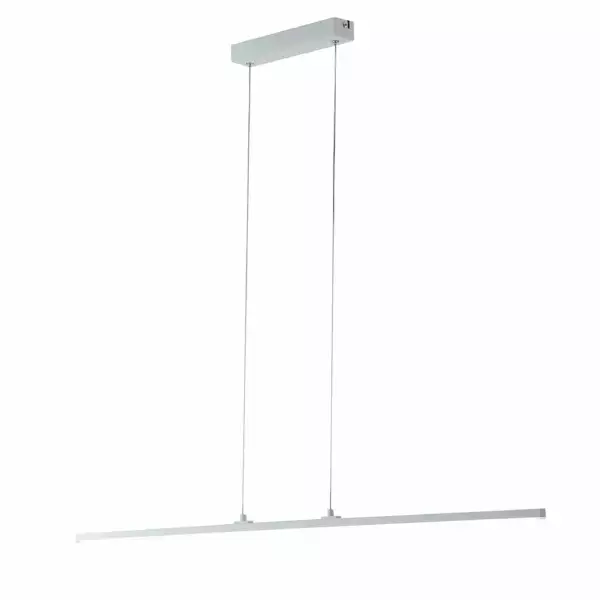 LUCE AMBIENTE E DESIGN Lampe à suspension Shanghai en aluminium blanc 29W 3000K (lumière chaude) (Suspensions Design & Déco / Éclairage intérieur LED)