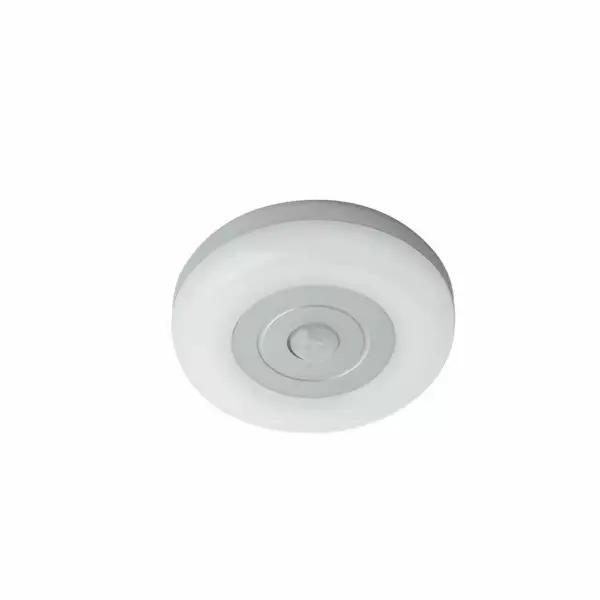 INTEC Shelf rechargeable blanc et argent LED sous meuble avec capteur (Lampes rechargeables / Éclairage décoratif)