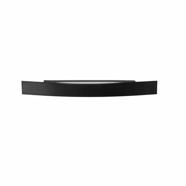 LUCE AMBIENTE E DESIGN Applique LED spoiler en métal noir 20W avec fonction CCT 6x60 cm (Applique murale / Éclairage intérieur LED)