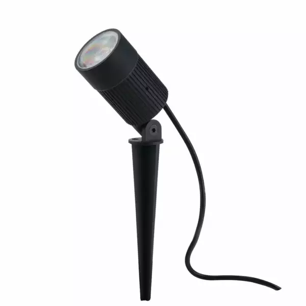Projecteur LED noir target avec piquet 30W avec RGB + 4000K (lumière naturelle) – Image 3