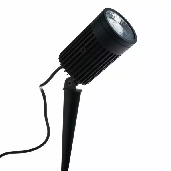 Projecteur TARGET noir avec piquet inclus 8W 340 lumen 4000K (lumière naturelle) + RGB IP67 hermétique et résistant à l'eau jusqu'à un mètre de profondeur – Image 2