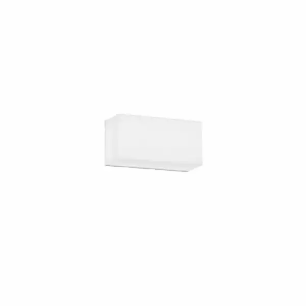 INTEC Plafonnier extérieur LED TOGO blanc rectangulaire 8 W avec interrupteur CCT 20 cm (Plafonniers étanches / Éclairage extérieur LED)