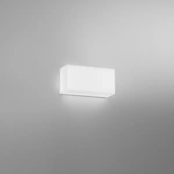 Plafonnier extérieur LED TOGO blanc rectangulaire 8 W avec interrupteur CCT 20 cm – Image 2