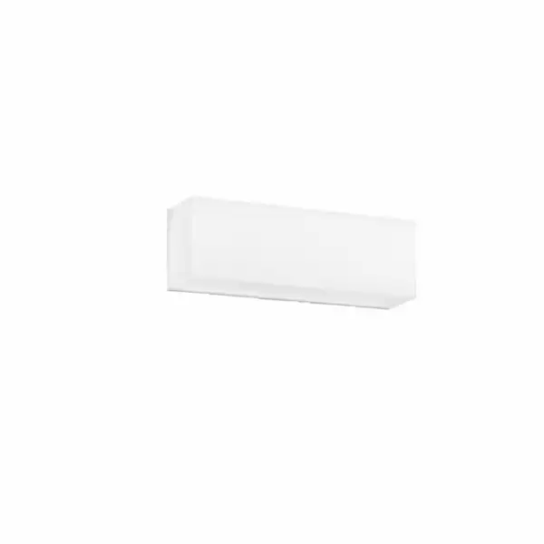INTEC Plafonnier extérieur LED TOGO blanc rectangulaire 12W avec interrupteur CCT 30 cm (Plafonniers étanches / Éclairage extérieur LED)