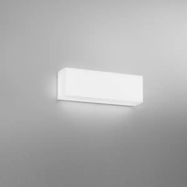 Plafonnier extérieur LED TOGO blanc rectangulaire 12W avec interrupteur CCT 30 cm – Image 2