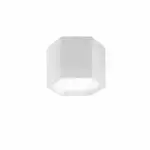 Plafonnier LED VORTEX en plâtre blanc à peindre 12W avec interrupteur CCT
