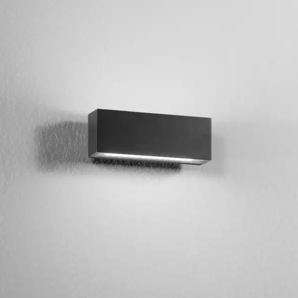 Applique d'extérieur LED AGERA en aluminium noir 2x8W 4000K 18 cm – Image 2