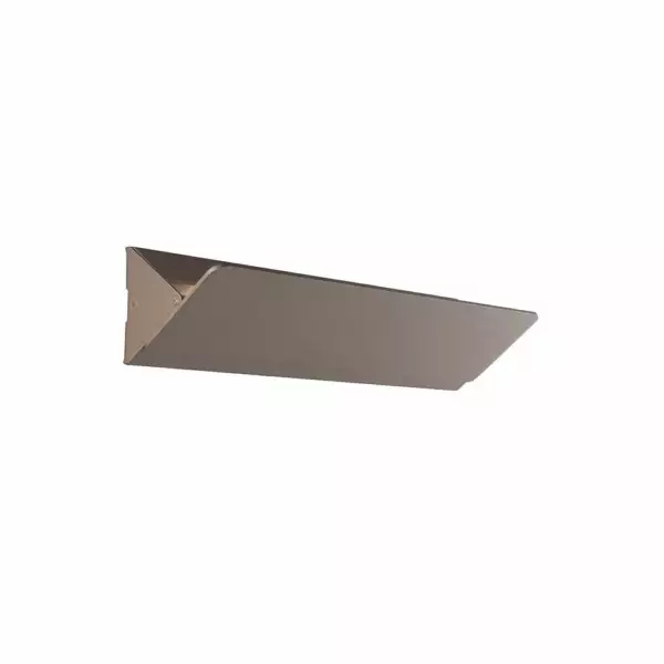 LUCE AMBIENTE E DESIGN Applique LED aileron 10W en aluminium bronze avec diffuseur orientable (Applique murale / Éclairage intérieur LED)