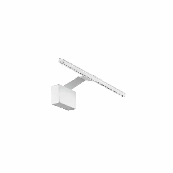 LUCE AMBIENTE E DESIGN Applique LED ALCOR en aluminium blanc 5W 3000K (lumière chaude) (Applique murale / Éclairage intérieur LED)