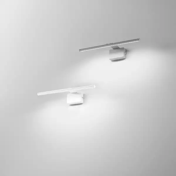 Applique LED ALCOR en aluminium blanc 5W 3000K (lumière chaude) – Image 2