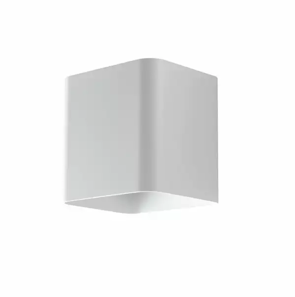 INTEC Applique murale LED d'extérieur BIOME en aluminium blanc 4000K (lumière naturelle) (Appliques extérieures / Éclairage extérieur LED)