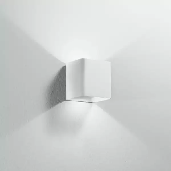 Applique murale LED d'extérieur BIOME en aluminium blanc 4000K (lumière naturelle) – Image 2