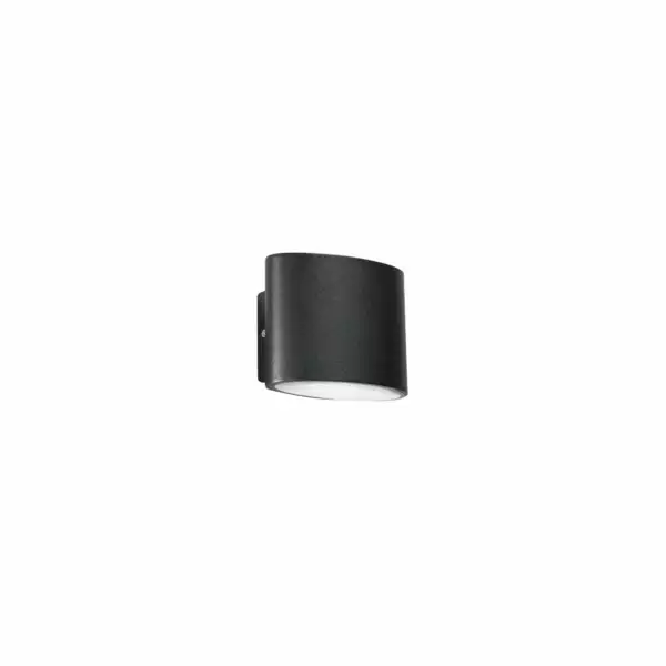 INTEC Applique d'extérieur LED BOXTER en aluminium noir 2x4W 4000K (lumière naturelle) (Appliques extérieures / Éclairage extérieur LED)