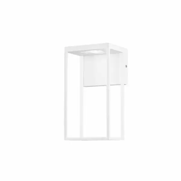 INTEC Applique murale d'extérieur LED gris blanche 12W à lumière chaude ou naturelle (Appliques extérieures / Éclairage extérieur LED)