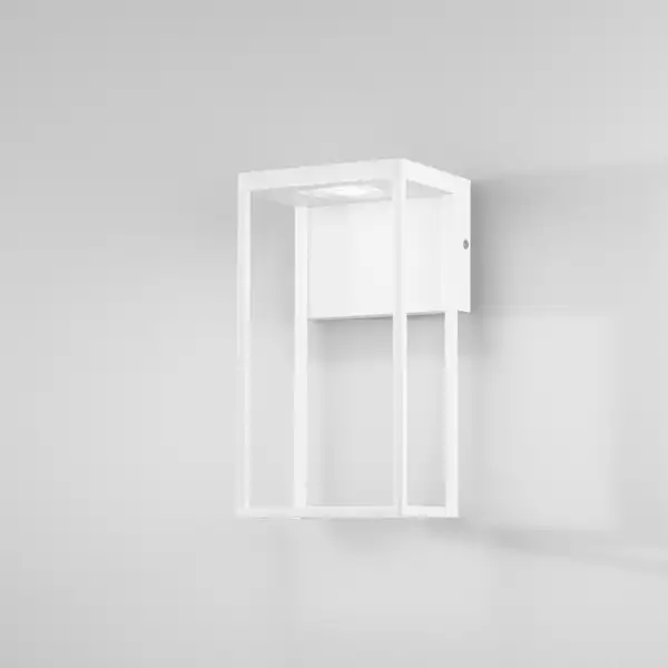 Applique murale d'extérieur LED gris blanche 12W à lumière chaude ou naturelle – Image 2