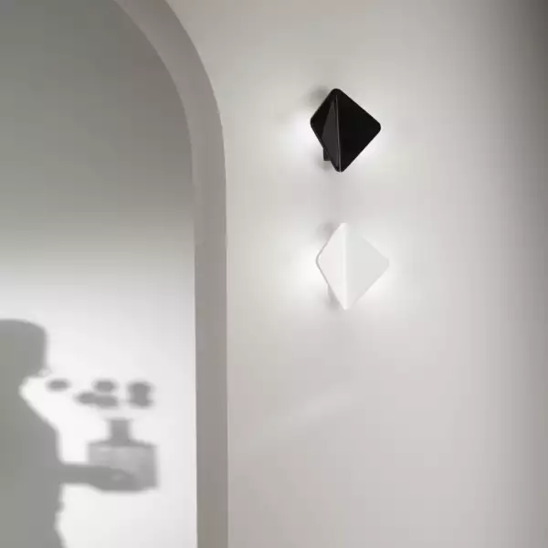 Applique LED KITE en aluminium noir 2x3W 4000K (lumière naturelle) – Image 2