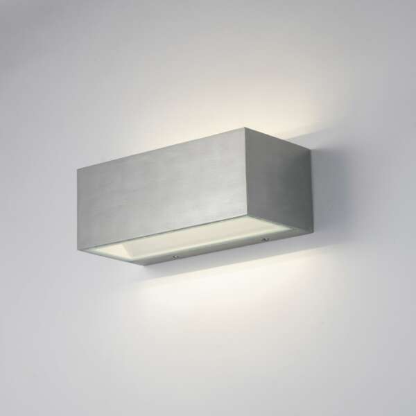 INTEC Applique d'extérieur LED TWIN nickel avec lumière à double émission 20W 4000K 22 cm (Appliques extérieures / Éclairage extérieur LED)