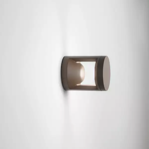 Applique murale d'extérieur LED WAMI en aluminium bronze 10W lumière chaude et naturelle – Image 2