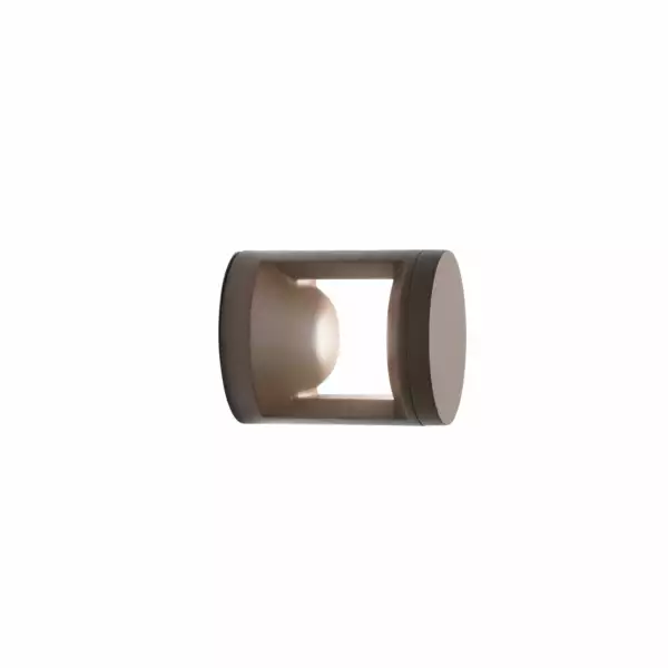 INTEC Applique murale d'extérieur LED WAMI en aluminium bronze 10W lumière chaude et naturelle (Appliques extérieures / Éclairage extérieur LED)