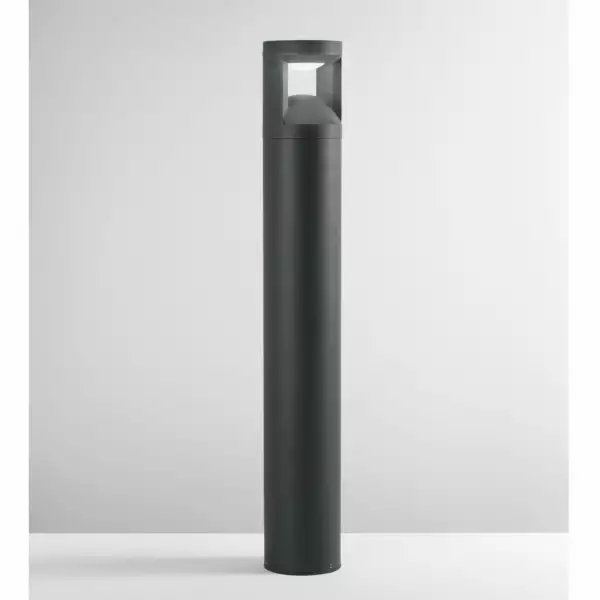 Borne LED WAMI en aluminium anthracite 12W à lumière chaude et naturelle 80 cm – Image 2