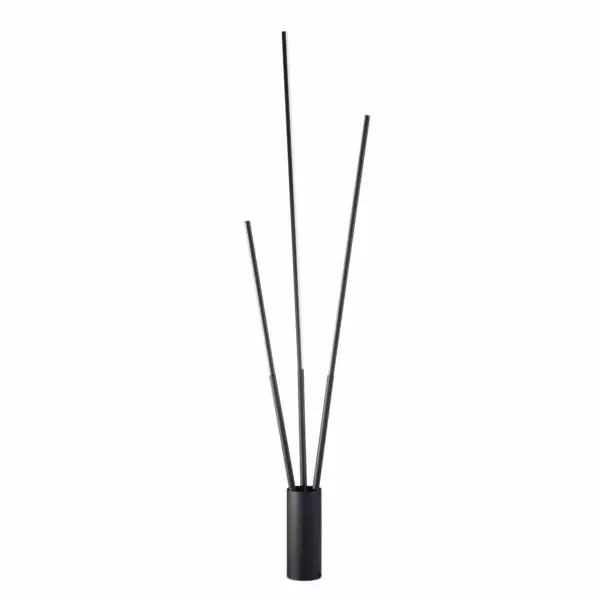 LUCE AMBIENTE E DESIGN Lampadaire LED WANDS en métal noir avec fonction CCT 30W 164 cm (Lampadaires / Éclairage décoratif)